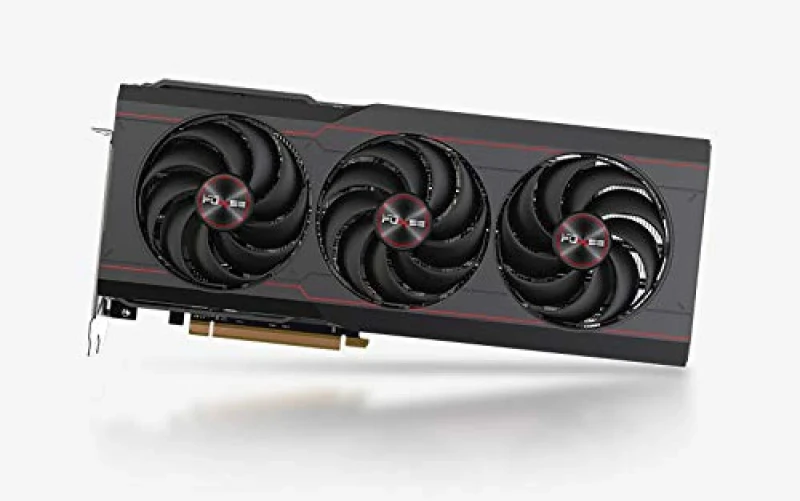 Sapphire PULSE Radeon RX 6800 XT 16GB GDDR6 PCIe 4.0 Graphics Card – AMD Radeon RX 6800 XT GPU, 4608 Stream Processors, 16GB 256-bit Memory, 2310 MHz Boost Clock, 313 mm Triple-Fan Tri-X Cooling, HDMI 2.1 + 3x DisplayPort, 2.7-Slot Black/Red Gaming GPU - Featured Image