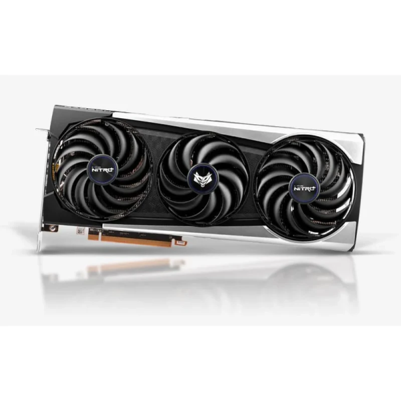 Sapphire NITRO+ Radeon RX 6700 XT 12GB Silver/Black PCIe 4.0 Gaming Graphics Card – AMD Radeon RX 6700 XT GPU, 2560 Stream Processors, 12 GB GDDR6 192-bit 16 Gbps, Boost ~2622 MHz, Tri-Fan Tri-X Cooling, ARGB, 310 mm Length, HDMI 2.1 + 3x DisplayPort 1.4, PCIe x16 - Featured Image