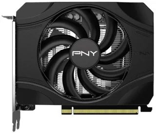 PNY GeForce RTX 5050 8GB GDDR6 PCIe 5.0 x8 Graphics Card – NVIDIA Blackwell RTX 5050 GPU, 2560 CUDA Cores, 147 mm Compact Dual-Slot Design, 8 GB 128-bit GDDR6, Boost 2572 MHz, Single Active Fan Cooling, 3x DisplayPort 2.1b + HDMI 2.1b, 130 W TDP, Black