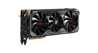 PowerColor Red Devil OC Radeon RX 6900 XT 16GB – AMD RDNA 2 GPU with 5120 Stream Processors, 16GB GDDR6 256-bit Memory, Boost up to ~2340 MHz, PCIe 4.0, Triple-Fan Cooling, 1x HDMI 2.1 & 3x DisplayPort 1.4, 332 mm Black High-Performance Gaming Graphics Card