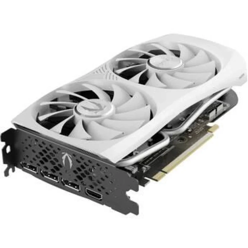 ZOTAC GAMING Twin Edge OC GeForce RTX 4060 Ti 8GB GDDR6 PCIe 4.0 Graphics Card – NVIDIA Ada Lovelace RTX 4060 Ti GPU with 4352 CUDA Cores, 2565 MHz Boost Clock, 128-bit 8 GB Memory, IceStorm 2.0 Dual-Fan Cooling, 3x DisplayPort 1.4a & HDMI 2.1, White 226 mm Compact Card - Featured Image
