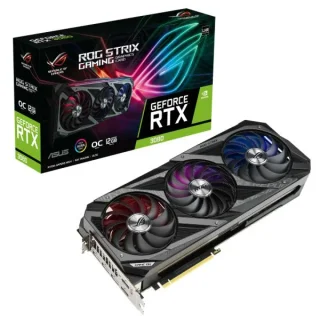 ASUS ROG Strix GeForce RTX 3080 OC Edition 12GB LHR Gaming Graphics Card – NVIDIA Ampere GPU, 8960 CUDA cores, 12GB GDDR6X 384-bit Memory, 2.9-Slot Triple-Fan Axial-Tech Cooling, PCIe 4.0 x16, Boost Clock ~1890 MHz, 2x HDMI 2.1 & 3x DP 1.4a, 318.5x140.1x57.8 mm High-Performance GPU