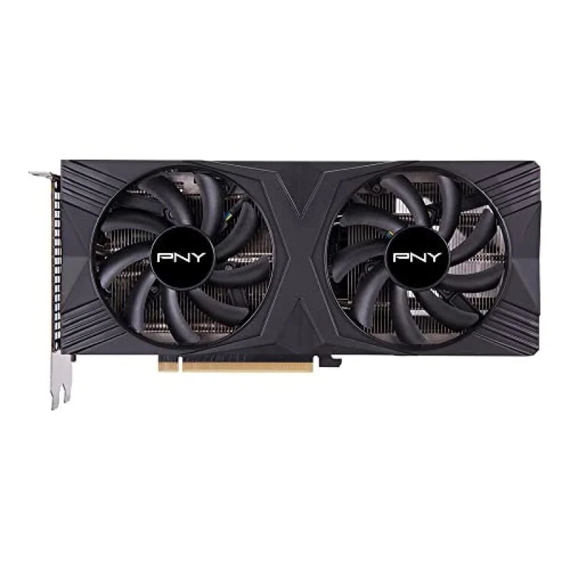 PNY GeForce RTX 4060 Ti VERTO 8GB Graphics Card – NVIDIA Ada Lovelace RTX 4060 Ti GPU with 4352 CUDA cores, 8 GB GDDR6 128-bit 18 Gbps memory, Dual-Fan Active Cooling, PCIe 4.0 x8, HDMI 2.1 & 3x DisplayPort 1.4a, Dual-Slot Compact 245 mm Length for 1080p Gaming & DLSS 3 - Featured Image