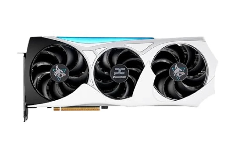 PowerColor Hellhound Reva OC Radeon RX 9070 XT 16GB GDDR6 PCIe 5.0 Graphics Card – AMD RDNA4 4096 Stream Processors, 256-bit Bus, Triple-Fan Active Cooler, 1x HDMI 2.1b & 3x DisplayPort 2.1a, Dual 8-pin Power, Limited-Edition White/Black 332 mm High-End GPU - Featured Image