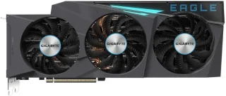 Gigabyte EAGLE OC GeForce RTX 3080 10GB – NVIDIA Ampere 8704 CUDA Cores, 10GB GDDR6X 320-bit, 1755 MHz Boost, PCIe 4.0 x16 GPU, WINDFORCE 3X Cooling with Triple Fans, 320x128x56 mm, 3x DisplayPort 1.4a + 2x HDMI 2.1, 750 W PSU Recommended