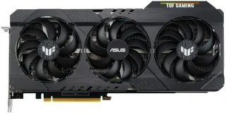ASUS TUF GAMING OC NVIDIA GeForce RTX 3060 Ti 8GB GDDR6 Graphics Card – NVIDIA Ampere Architecture, 4864 CUDA Cores, 256-bit Memory, OC Boost up to ~1785 MHz, PCIe 4.0 x16, Triple-Fan Axial-Tech Cooling, 2x HDMI 2.1 & 3x DisplayPort 1.4a, 301 mm Black Dual-Slot Gaming GPU
