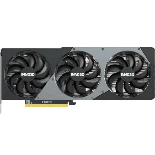 Inno3D GeForce RTX 5070 X3 OC 12GB GDDR7 Graphics Card – NVIDIA Blackwell Architecture, 6144 CUDA Cores, 2542 MHz Boost Clock, 192-bit 12 GB Memory, 28 Gbps Bandwidth, Dual-Slot Triple-Fan Cooling, PCIe 5.0, 300 mm Length, 3x DisplayPort 2.1b + HDMI 2.1b – Black/Silver
