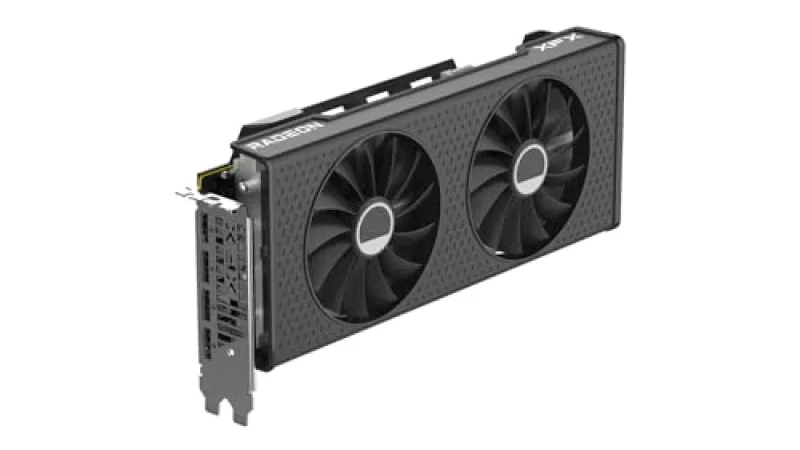 XFX Speedster SWFT 210 Core 2 Radeon RX 7800 XT 16GB Black 283 mm – AMD RDNA 3 GPU, 3840 Stream Processors, 16GB GDDR6 256-bit 624 GB/s, PCIe 4.0 x16, Dual-Fan Active Cooling, 1x HDMI 2.1 & 3x DisplayPort 2.1, 263 W TDP High-Performance Gaming Graphics Card - Featured Image
