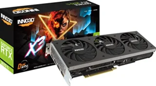 Inno3D X3 OC GeForce RTX 3070 Ti 8GB Graphics Card – NVIDIA Ampere 6144 CUDA Cores, 8GB GDDR6X 256-bit, PCIe 4.0 x16, Triple-Fan Cooling, ~1785 MHz Boost, 300 mm Length, HDMI 2.1 + 3x DisplayPort, Black