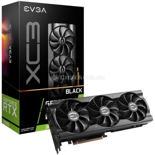 EVGA XC3 BLACK GAMING GeForce RTX 3080 10GB LHR Graphics Card – NVIDIA Ampere GA102, 8704 CUDA Cores, 10GB GDDR6X 320-bit, PCIe 4.0 x16, iCX3 Triple-Fan Cooling, 1710 MHz Boost, HDMI 2.1 + 3x DisplayPort 1.4a, ARGB LED, Black, 285 mm Length