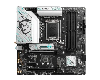 MSI B760M GAMING PLUS WIFI Intel B760 Micro-ATX Motherboard – LGA 1700 for 14th/13th/12th Gen Core CPUs, DDR5 Up to 6800+ MHz OC, Wi-Fi 6E & Bluetooth 5.3, 2.5 GbE LAN, Dual M.2 & SATA, PCIe 4.0, HDMI 2.1 & DisplayPort, Realtek ALC897 Audio