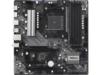 ASRock B550M Phantom Gaming 4 AM4 micro-ATX Motherboard – AMD B550 Chipset, Supports Ryzen 3000/4000/5000 Series, DDR4-4733+ (OC), 4x DIMM, PCIe 4.0 x16 + PCIe 3.0 x16/ x1, Dual M.2 (PCIe/SATA), Realtek Gigabit LAN, 7.1 HD Audio, HDMI & DisplayPort, USB 3.2 Gen1/USB 2.0