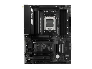 ASRock X870 Pro-A WiFi AMD X870 AM5 ATX Motherboard – AMD X870 Chipset, AM5 Socket for Ryzen 7000/8000/9000 Series, DDR5 8000+ OC Support, 4x DIMM, 3x M.2 NVMe (PCIe 5.0/4.0/3.0), Wi-Fi 7 (802.11be) & Bluetooth 5.4, 2.5Gb Ethernet, Dual USB4 40 Gbps, HDMI, Realtek ALC897 7.1 HD Audio, Pre-Mounted I/O Shield
