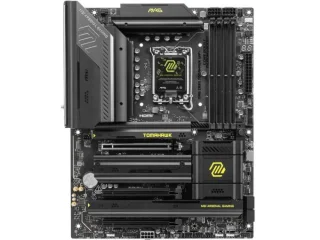 MSI MAG Z890 TOMAHAWK WIFI ATX Motherboard – Intel Z890 Chipset, LGA 1851 for Intel Core Ultra Series, DDR5 up to 9200+ MT/s (OC), Dual-Channel 4x DIMM 256 GB, 4x M.2 (PCIe 5.0 & Gen4), 4x SATA 6 Gb/s, Intel Killer Wi-Fi 7, 5 GbE LAN, Thunderbolt 4, Realtek ALC1220P Audio, HDMI