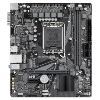 Gigabyte H610M H V3 DDR4 Micro-ATX Motherboard – Intel H610 LGA1700, Dual-Channel DDR4 up to 3200 MHz, 2x DIMM, PCIe 3.0 x16 & PCIe 3.0 x1, 1x M.2 NVMe, GbE LAN, 4x SATA III, USB 3.2 Gen1 & USB 2.0, HDMI & D-Sub Video Outputs, Realtek ALC897 Audio