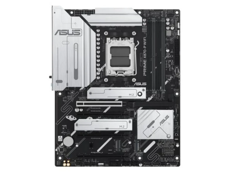 ASUS PRIME X870-P WIFI AM5 DDR5 ATX Motherboard – AMD X870 Chipset, Socket AM5, 4x DIMM up to 192 GB, PCIe 5.0 & PCIe 4.0, 4x M.2 NVMe, Wi-Fi 7 (802.11be) & Bluetooth 5.4, Realtek 2.5 Gb LAN, USB4 Type-C & HDMI 2.1, UEFI BIOS, Premium PC Gaming/Creator Board - Featured Image
