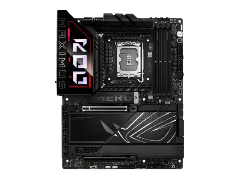 ASUS ROG MAXIMUS Z890 HERO Intel Z890 ATX Motherboard – LGA 1851 Socket, DDR5 up to 192 GB, PCIe 5.0 & PCIe 4.0 Expansion, Wi-Fi 7 & Bluetooth 5.4, Dual Thunderbolt 4, SupremeFX Audio, AI Overclocking & Cooling, Extensive M.2 & SATA Storage - Featured Image