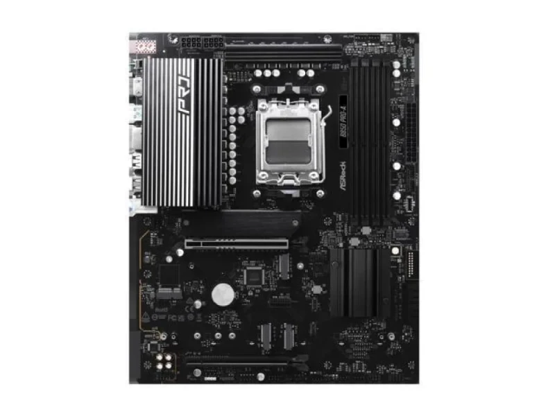 ASRock B850 Pro-A ATX Motherboard – AMD B850 Chipset, AM5 Socket for Ryzen 7000/8000/9000 Series, DDR5 Dual-Channel Memory, PCIe 5.0 x16 & PCIe 4.0 x16, 4x M.2 Slots, 4x SATA III, 2.5 Gb LAN (Dragon RTL8125BG), HDMI 2.1, USB 3.2 Gen2 Type-C & USB-A, Realtek ALC897 7.1 Audio - Featured Image