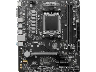 MSI PRO A620M-E AMD A620 Micro-ATX Motherboard – Socket AM5 Support for AMD Ryzen 7000/8000/9000 Series, Dual DDR5 Slots up to 6800+ MHz (OC), 1x PCIe 4.0 x16 & 1x PCIe x1, 1x M.2 Gen4 & 4x SATA 6Gb/s, Realtek Gigabit LAN, HDMI 2.1 & VGA Outputs, Realtek ALC897 7.1 Audio, Compact mATX Board