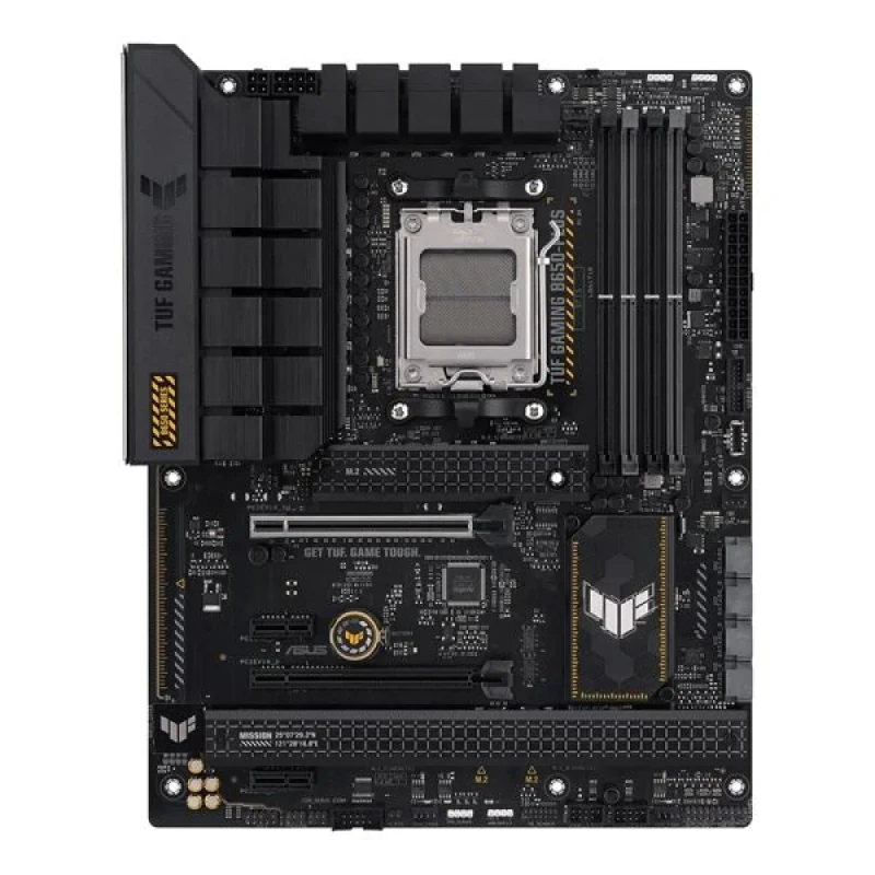 ASUS TUF GAMING B650-PLUS AMD B650 ATX Motherboard – Socket AM5 for Ryzen 7000/8000/9000 CPUs, DDR5 Dual-Channel up to 6400+ MT/s, 3x M.2 (PCIe 5.0/4.0), 4x SATA 6 Gb/s, 2.5 Gb Ethernet, USB 3.2 Gen 2 & Gen 2x2 Type-C, HDMI 2.1, DisplayPort 1.4, Aura Sync RGB – Durable Gaming/DIY Board - Featured Image