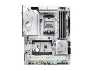 ASRock X870 Steel Legend WiFi AMD X870 ATX Motherboard – Socket AM5 for Ryzen 9000/8000/7000 CPUs, DDR5 Dual-Channel up to 8000+ MT/s, 1x PCIe 5.0 & 1x PCIe 4.0 x16, 3x M.2 Slots (Gen5/Gen4), 4x SATA 6 Gb/s, USB4 & USB-C, 2.5 Gb LAN & Wi-Fi 7, Realtek ALC4082 7.1 Audio & Flexible I/O Shield – High-Performance Gaming/DIY Board