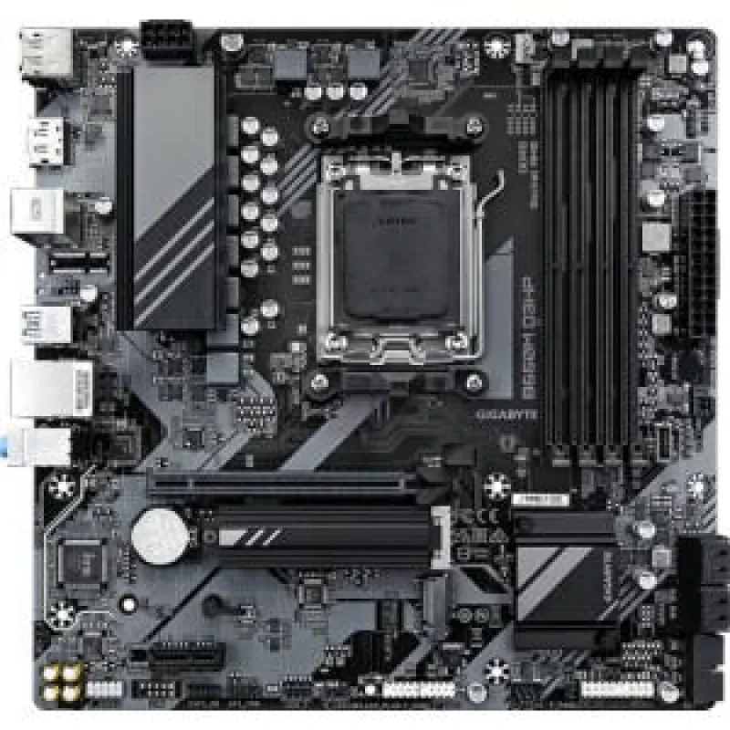 Gigabyte B650M D3HP AMD B650 Micro-ATX Motherboard – Socket AM5 Support for Ryzen 7000/8000/9000 CPUs, DDR5 Dual-Channel up to 7600+ (OC), 2x PCIe 4.0 M.2 Slots, 1x PCIe 4.0 x16, 2.5GbE LAN, HDMI 2.1 & Dual DisplayPort, Realtek ALC897 Audio, USB 3.2 Gen1/Type-C – Compact DIY Gaming & Productivity Board - Featured Image