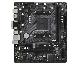 ASRock A520M-HVS AMD A520 Micro-ATX Motherboard – AM4 Socket for Ryzen 3000/4000/5000 Series, Dual DDR4 Slots up to 4733+ OC, PCIe 3.0 x16 & x1, Ultra M.2 PCIe Gen3x4 & SATA, Gigabit LAN & 7.1 CH HD Audio, HDMI & D-Sub Video, 4x SATA III, USB 3.2 Gen1 & USB 2.0 Ports