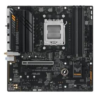 ASUS TUF GAMING A620M-PLUS WIFI AMD AM5 Micro-ATX Gaming Motherboard – AMD A620 Chipset, DDR5 4800-6400+ Support, 4x DIMM up to 128GB, Wi-Fi 6 & Bluetooth 5.3, Realtek 2.5Gb Ethernet, PCIe 4.0 x16, Dual M.2 & SATA III, Front USB-C, Aura Sync RGB