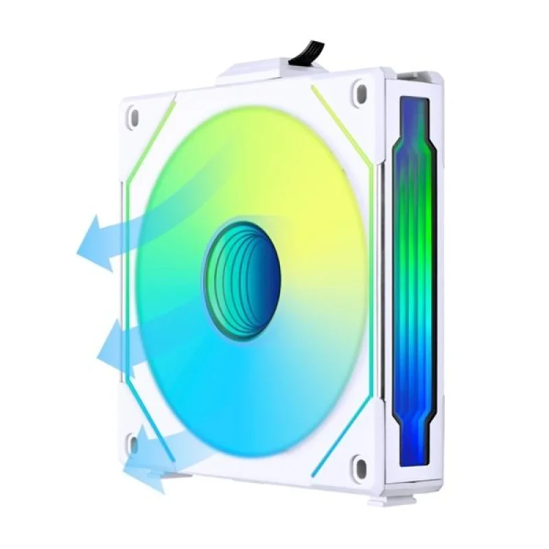 Lian Li UNI FAN SL-Infinity 120 mm ARGB PWM Case Fan – Infinity Mirror RGB 120 mm PWM Fan, 0–2100 RPM, 61.3 CFM Airflow, Fluid Dynamic Bearing, Single 4-Pin PWM + 3-Pin ARGB Connector, Daisy-Chain Magnetic Mount, Black/White PC Cooling Fan - Featured Image