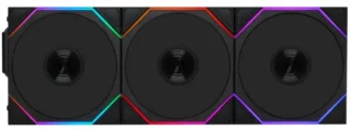 Lian Li UNI FAN TL Wireless 120 mm ARGB PWM 3-Pack – Wireless L-Wireless Controller Included, 3x 120 mm PWM Fans with Fluid Dynamic Bearings, Up to 2600 RPM, 90.1 CFM Airflow, 4-Pin PWM & SATA Power, Interlocking Modular Design, Black PC Cooling Fans