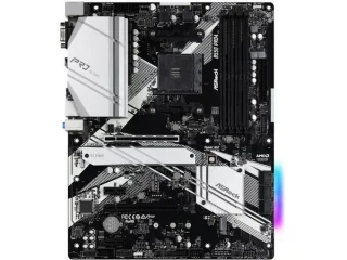 ASRock B550 Pro4 AMD B550 ATX Motherboard – AM4 Socket for AMD Ryzen CPUs, DDR4 Dual-Channel up to 4733 MHz (OC), 4x DIMM, PCIe 4.0 x16 + PCIe 3.0 x16, 2x M.2 NVMe & 6x SATA 6 Gb/s Storage, Realtek RTL8111H Gigabit LAN, HDMI & D-Sub Video, USB 3.2 Gen2 Type-A & Type-C, Realtek ALC1200 7.1-Channel Audio
