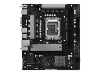 ASRock H810M-X WiFi Micro-ATX Motherboard – Intel H810 Chipset, LGA1851 Socket for Intel Core Ultra CPUs, 2x DDR5 (up to 128 GB), PCIe 4.0 x16 & x1 Slots, 1x M.2 PCIe4x4 & 4x SATA3, 2.5Gb LAN, 802.11ac Wi-Fi & Bluetooth 5.0, HDMI 2.1 & DisplayPort 1.4, 7.1-Ch Audio