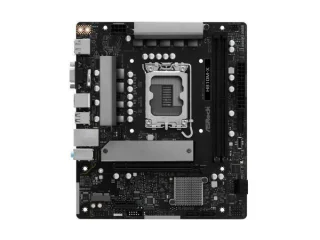 ASRock H810M-X microATX Motherboard – Intel H810 Chipset LGA1851 for Intel Core Ultra, Dual-Channel DDR5 6400 Support, 2x DIMM, PCIe 4.0 x16 & x1, 1x Hyper M.2 (Gen4x4) & 4x SATA3, 2.5 Gb LAN, Dual-Band Wi-Fi 5 & Bluetooth 5.0, HDMI 2.1/DisplayPort 1.4, Realtek ALC897 7.1 Audio, USB Type-C & USB 3.2