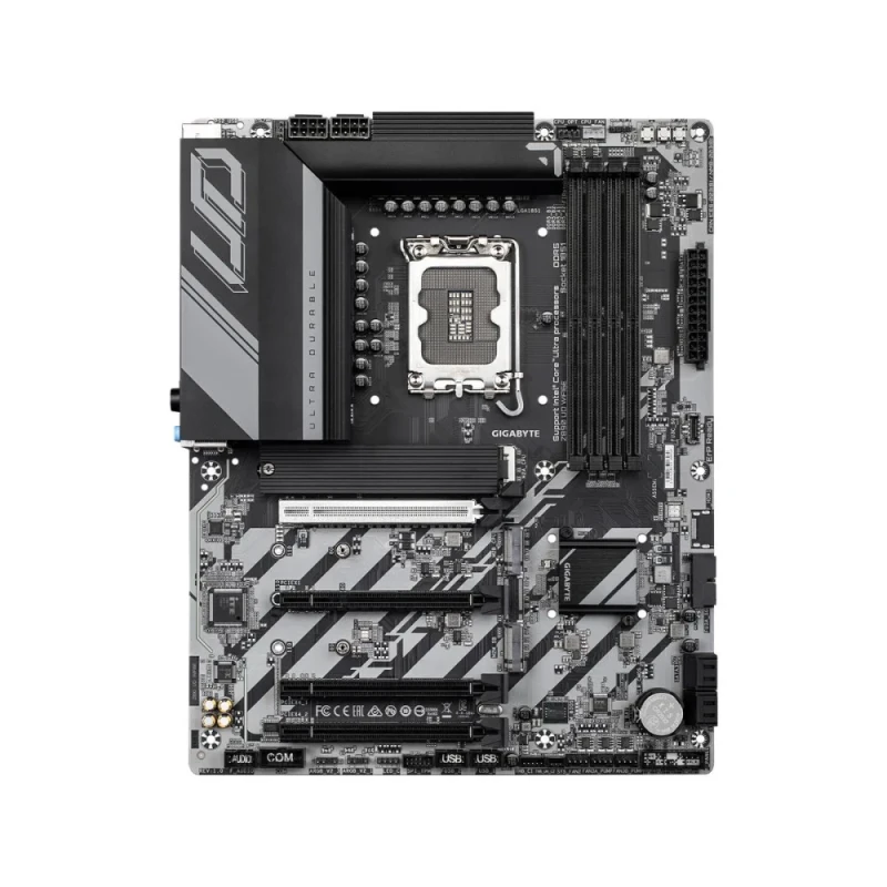 Gigabyte Z890 UD WIFI6E ATX Motherboard – Intel Z890 Chipset for LGA1851 Core Ultra, DDR5 up to 9200 MT/s, 4x DIMM, 3x M.2 NVMe (PCIe 5.0 & PCIe 4.0), Intel Wi-Fi 6E AX211 & Bluetooth 5.3, Realtek 2.5 Gb LAN, USB4 Type-C, DisplayPort, HDMI, Advanced VRM & Thermal Armor – High-Performance Desktop Board - Featured Image