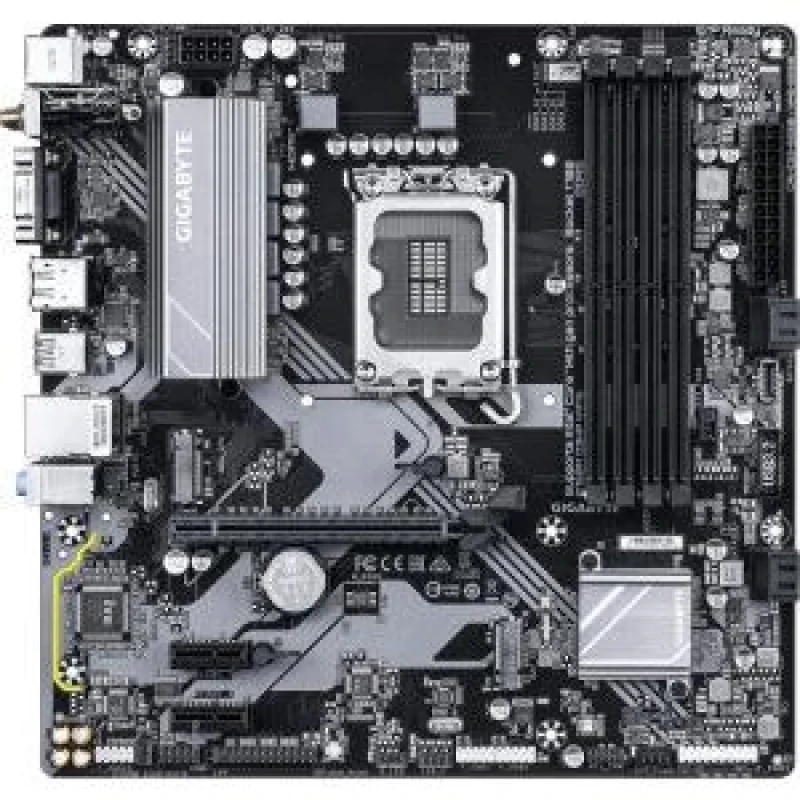 GIGABYTE B760M D3HP WIFI6 Micro-ATX Motherboard – Intel B760 Chipset, LGA1700 for 12th/13th/14th Gen Intel CPUs, DDR5 up to 5600 MHz, 2x PCIe 4.0 M.2 & 4x SATA3 Storage, Wi-Fi 6 & Bluetooth 5.3, Gigabit LAN, HDMI 2.1 & DisplayPort, Realtek ALC897 Audio, Durable Micro-ATX for Gaming & Productivity PCs - Featured Image