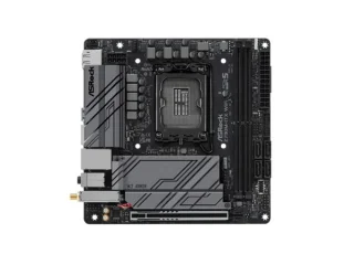 ASRock Z790M-ITX WiFi Mini-ITX Motherboard – Intel Z790 LGA1700 Board, Dual DDR5 up to 7000+ MHz (OC), PCIe 5.0 x16, 802.11ax Wi-Fi 6E + Bluetooth 5.3, Dual 2.5G & 1G LAN, HDMI & DisplayPort, 7.1CH HD Audio, 2 M.2 & 4 SATA Ports