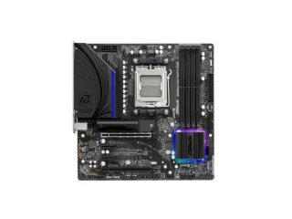 ASRock B650M PG Riptide Micro-ATX Motherboard – AMD B650 AM5 Board, Supports Ryzen 7000/8000 CPUs, DDR5 up to 7200+ MHz OC, Dual PCIe 4.0 x16 + PCIe 3.0 x1, Integrated 2.5G LAN (Dragon RTL8125BG), Realtek 7.1 Audio, HDMI & DisplayPort, 2 M.2 & 4 SATA, USB 3.2 Gen2 Type-A/Type-C