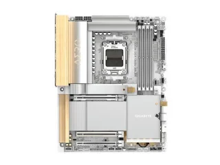 GIGABYTE X870E AERO X3D WOOD ATX Motherboard – AMD X870E Chipset AM5 Socket for Ryzen 9000/8000/7000 Series, DDR5 up to 9000 MT/s, PCIe 5.0 & PCIe 4.0 Slots, Wi-Fi 7 & Dual 5 GbE LAN, 4x M.2 & SATA Storage, USB4 Type-C, Realtek ALC1220 Audio, Unique Wood-Accented Premium Design for High-End Builds