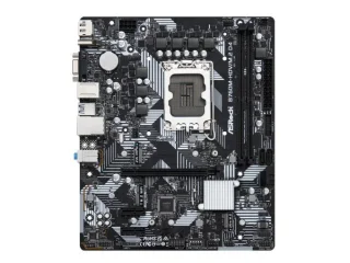 ASRock B760M-HDV/M.2 D4 Intel B760 Micro-ATX Motherboard – LGA1700 Socket for 12th/13th/14th Gen Intel Core CPUs, Dual-Channel DDR4 up to 5333 MT/s (OC), 2x DIMM, 1x PCIe 4.0 x16, Dual M.2 (PCIe 4x4 & SATA/PCIe 3x4), HDMI, DisplayPort & D-Sub Video, Realtek Gigabit LAN & 7.1 Audio, USB-C 3.2 Gen1 – Budget Gaming/PC Build
