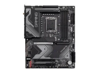 Gigabyte Z790 GAMING X AX Intel Z790 ATX Motherboard – LGA1700 socket for Intel 12th/13th/14th Gen Core CPUs, Intel Z790 chipset, DDR5 dual-channel (up to ~7600 MT/s), 4x DIMM, 4x PCIe 4.0 M.2, PCIe 5.0 x16, Intel Wi-Fi 6E & Bluetooth 5.3, 2.5 GbE LAN, USB-C 20 Gb/s, HDMI/DP, Smart Fan & EZ-Latch Plus – high-performance gaming board.