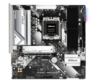 ASRock A620M Pro RS AMD AM5 Micro-ATX Motherboard – AMD A620 Chipset, Socket AM5 for Ryzen 7000/8000/9000 Series CPUs, 4x DDR5 DIMM (Dual-Channel up to 7200+ MT/s OC), PCIe 4.0 x16, 3x M.2 NVMe + 4x SATA3, HDMI & DisplayPort, Realtek ALC897 7.1 Audio, USB-C & USB-A, Gigabit LAN – Mainstream AM5 PC Board