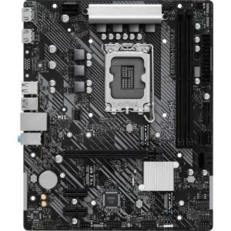 ASRock B760M-H2/M.2 Micro-ATX Intel B760 LGA1700 DDR5 Motherboard, Dual HDMI 2.0 Video, 2.5Gb LAN, 4 SATA III & 2x PCIe Gen4 M.2, 6 USB 3.2 Gen1 + USB 2.0 Ports, Realtek ALC897 Audio, Dual DDR5 Slots up to 7200+ OC - Featured Image