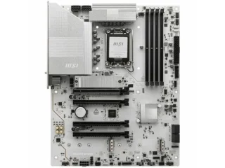MSI PRO Z890-S WIFI WHITE ATX Motherboard – Intel Z890 chipset, LGA 1851 socket for Intel Core Ultra Series 2 CPUs, Wi-Fi 7 (802.11be) & Bluetooth 5.4, 2.5 Gb LAN, Thunderbolt 4 & USB 3.2 Gen2x2 Type-C, DDR5 up to 8800+ MT/s, PCIe 5.0 x16 & multiple PCIe slots, 3x M.2 & 4x SATA6Gb/s, Realtek 7.1 audio – white professional build board for gaming/creator systems