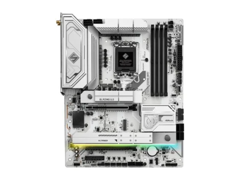 ASRock Z890 Steel Legend WiFi ATX LGA1851 Motherboard – Intel Z890 Chipset, DDR5 up to 9466 MHz, 4x DIMM, 2.5 Gb LAN, Wi-Fi 7 (802.11be) & Bluetooth 5.4, Realtek ALC1220 7.1 HD Audio, 1x HDMI 2.1, 2x Thunderbolt 4, 1x USB 3.2 Gen2x2, 1x PCIe 5.0 & 2x PCIe 4.0 slots – PC Builder Board - Featured Image