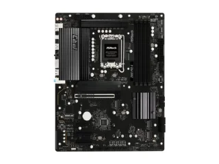 ASRock Z890 Pro-A ATX Motherboard – Intel Z890 LGA1851 Socket, Supports Intel Core Ultra Series CPUs, 4x DDR5 DIMM up to 9066+ MHz OC, PCIe 5.0 & PCIe 4.0 Slots, 4x M.2 & SATA 6 Gb/s Storage, 2.5 Gb LAN, Thunderbolt 4 Type-C, HDMI & DisplayPort, Realtek ALC897 7.1 Audio, UEFI BIOS – Desktop PC Board