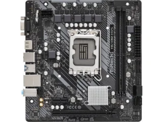 ASRock H610M-HVS/M.2 R2.0 Intel H610 Micro-ATX Motherboard – LGA1700 for 12th/13th/14th Gen Intel Core, Dual DDR4-3200 DIMM, PCIe 4.0 x16 & PCIe 3.0 x1, HDMI & VGA Outputs, Realtek RTL8111H Gigabit LAN, Realtek 7.1 HD Audio, 4x SATA3 & M.2 Storage Support