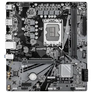 Gigabyte H610M D3W DDR4 Micro-ATX Motherboard – Intel H610 Chipset, LGA1700 Socket for 12th/13th/14th Gen Intel Core CPUs, 2x DDR4-3200 Slots, PCIe 4.0 x16, Single M.2 & SATA III Storage, Realtek 1 GbE LAN, HDMI & DisplayPort, USB 3.2 Gen1 I/O, Passive Cooling, Compact mATX