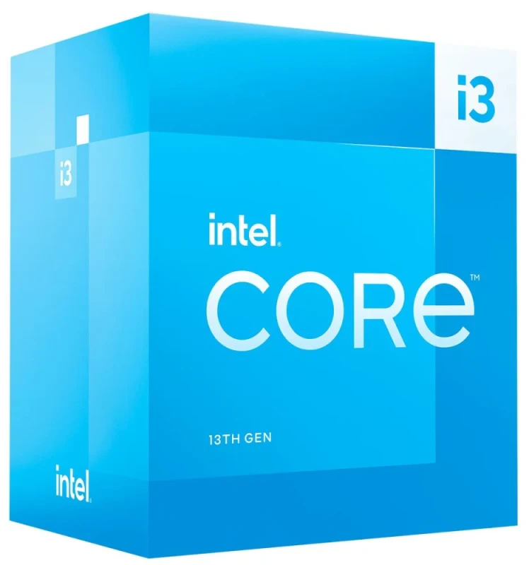 Intel Core iIntel Core i3-13100 13th Gen Desktop Processor – 4 Cores / 8 Threads, 3.4 GHz Base (Up to 4.5 GHz Turbo), 12 MB Smart Cache, LGA1700 Socket, Intel UHD Graphics 730, Supports DDR4/DDR5 & PCIe 5.0/4.0, Includes Laminar RM1 Cooler – Performance Budget CPU3-13100 - Featured Image