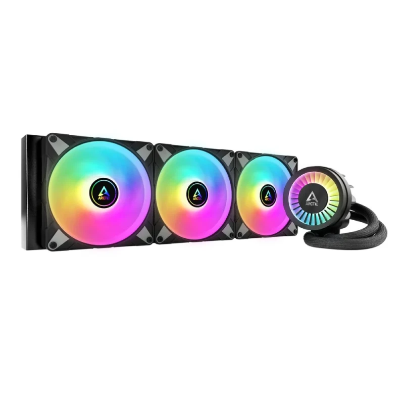 ARCTIC Liquid Freezer III 420 A-RGB - 200 - 1900 RPM, Black color, AIO Watercooler, 420mm radiator - Featured Image