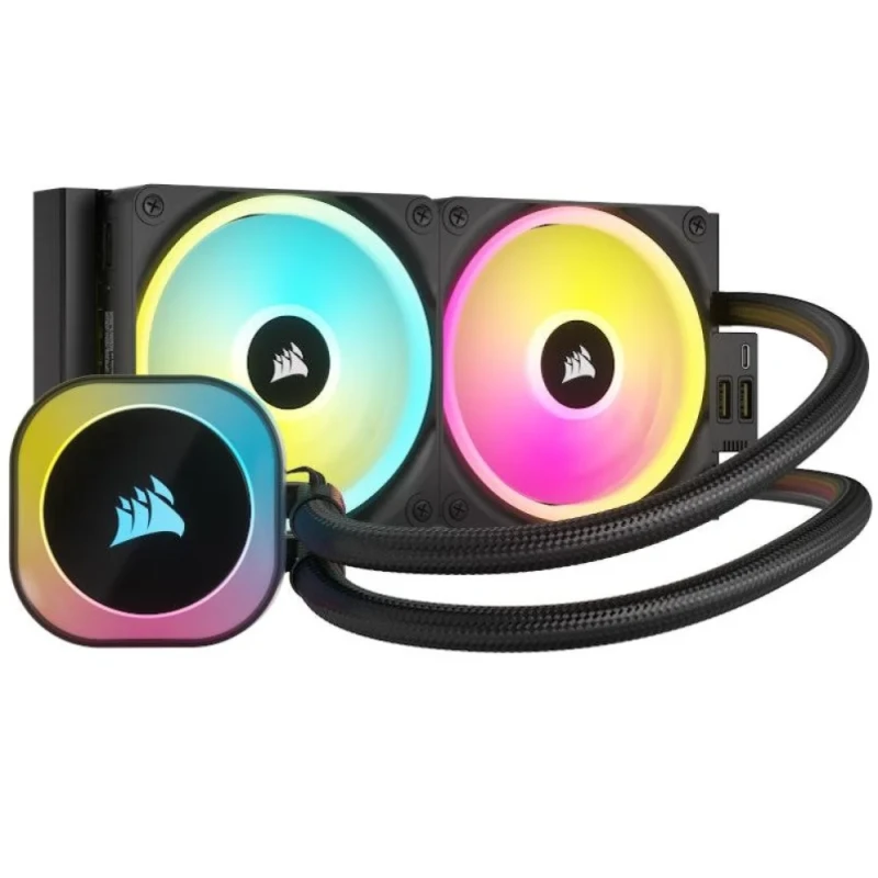 Corsair iCUE LINK H115i RGB - 400 - 2000 RPM, Black color, AIO Watercooler, 280mm radiator - Featured Image